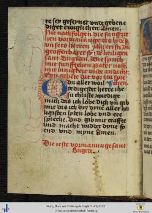 [49v - 60v] Fünfzehn Gebete zum Leiden Christi.