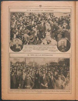 El mitin de los estudiantes