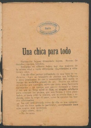 Una chica para todo