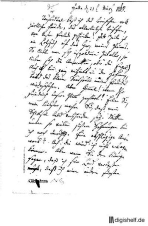 67: Brief von Johann Georg Jacobi an Johann Wilhelm Ludwig Gleim