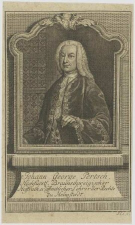 Bildnis des Johann George Pertsch
