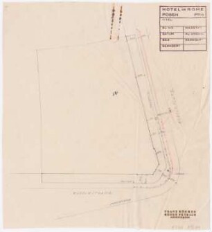 Park Hotel, Posen: Lageplan