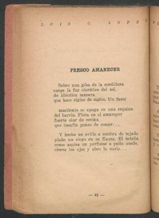 Fresco amanecer