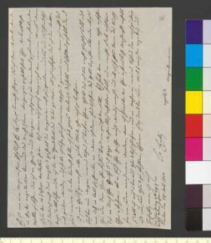 Brief von Unzelmann-Bethmann, Friederike Auguste Konradine an Goethe, Johann Wolfgang von