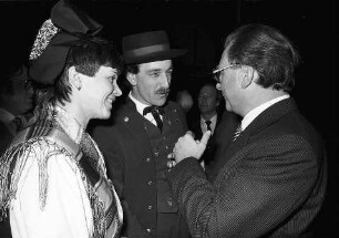 Freiburg im Breisgau: Ministerpräsident Lothar Späth beim Neujahrsempfang in der Stadthalle