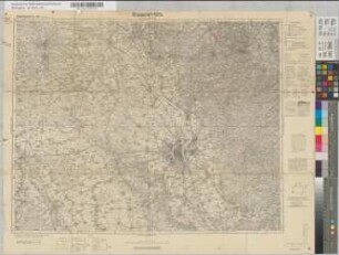 Düsseldorf, Köln, topographische Karte: [Karte des Deutschen Reiches]. Einheitsblatt Nr. 94b (1 cm-Karte). Düsseldorf - Köln.