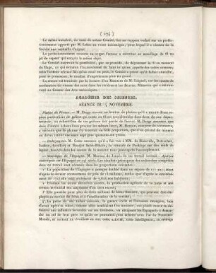 Séance Du 4 Novembre