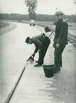 Betonstrasse (10200m2 Betondecke), Linde - Gross Born, 1935