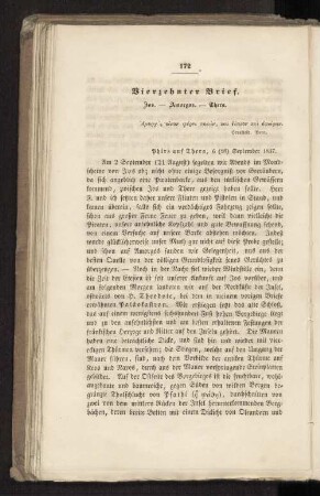 Vierzehnter Brief. Jos. - Amorgos. - Thera.