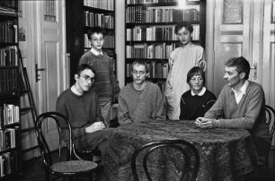 Familie E. (Ärztin, Archäologe) am Eßtisch
