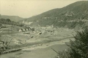 Zerstörte Edertalsperre, 1943