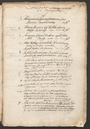 München, Hofbibliothek: Alphabetisches Verzeichnis ungebundener Werke, 1573 - BSB Cbm Cat. 117 a