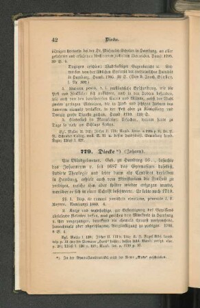 779. Diecke (Johann)
