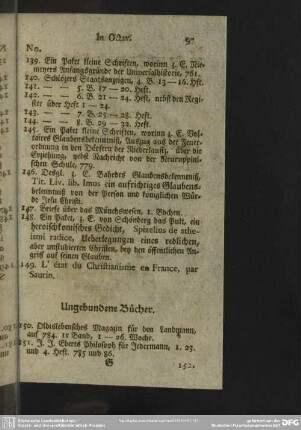 Ungebundene Bücher