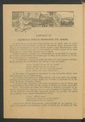 Capítulo III - Aquella dulce romanza de amor...