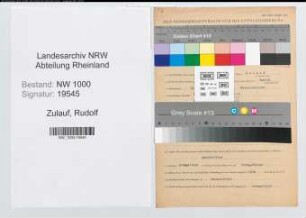 Entnazifizierung Rudolf Zulauf, geb. 18.03.1907 (Angest.)
