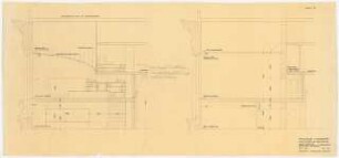 Technische Universität Berlin Hauptgebäude: 3. OG, Bibliothek. Professoren-Lesesaal und Zeitschriftenlesesaal: Querschnitt 1:50