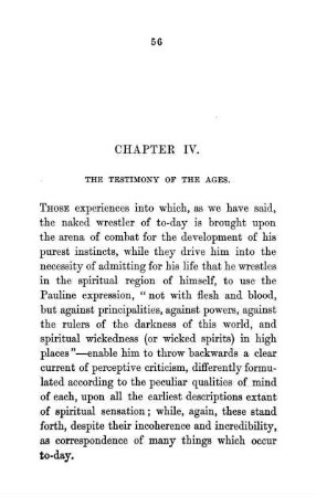 Chapter IV. The Testimony Of The Ages.