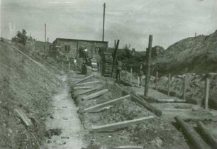Betonschalplatten-Bauweise Mainzer Landstraße, 1947-1948