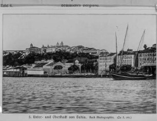Zeichnung : Zeichnung des Hafens von Bahia
