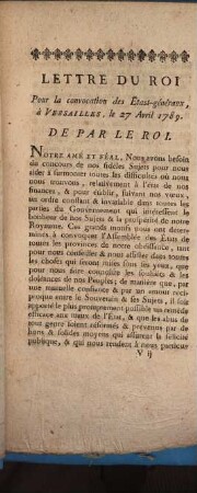 Lettre du roi pour le Pays de Bigorre