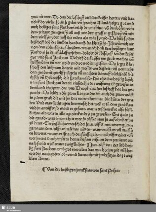 Von der heyligen junckfrauwen sant Prisca