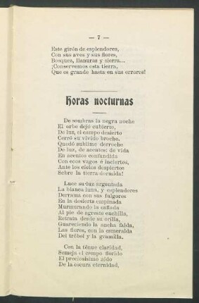 Horas nocturnas