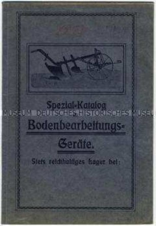 Spezialkatalog für Bodenbearbeitungsgeräte
