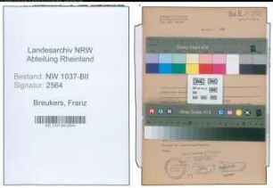 Entnazifizierung Franz Breukers , geb. 19.03.1912 (Landwirt)