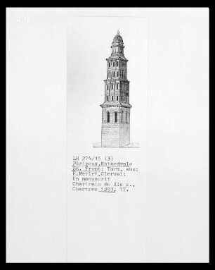 Périgueux: Cathédrale Saint-Front, Ansicht Glockenturm