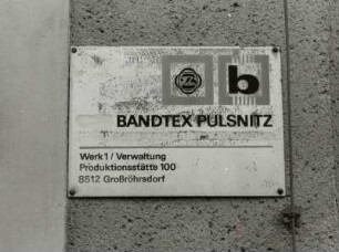 Ehemaliges Fabrikgebäude J. G. Schurig, Bandtex