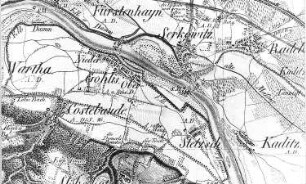 Dresden-Gohlis. Ausschnitt aus: Oberreit, Sect. Dresden, 1821/22