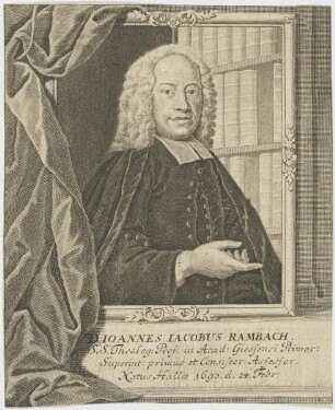 Bildnis des Ioannes Iacobus Rambach