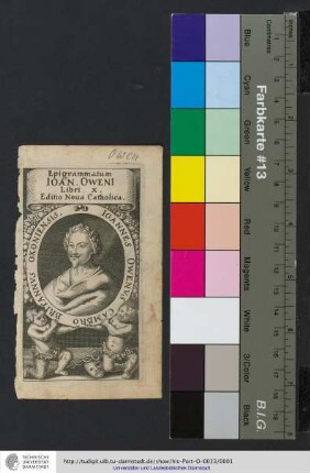 Ioannes Owenvs Cambro Britannvs Oxoniensis