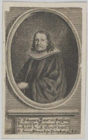 Bildnis des Johannes Baur