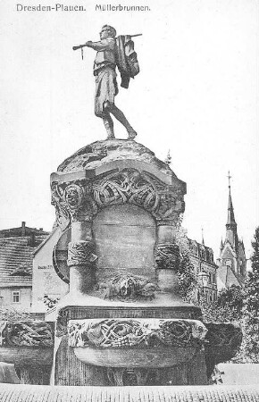 Dresden-Plauen. Müllerbrunnen