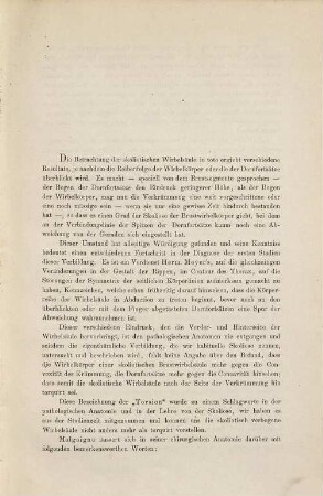 Die Torsion der skoliotischen Wirbelsäule : eine anatomische Studie