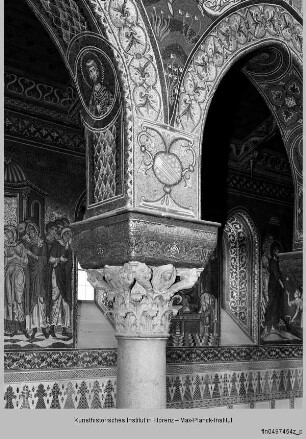 Mosaikprogramm : Mosaikbilder im Langhaus : Bogenzwickel