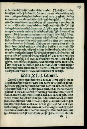 Das XLI. Capitel.