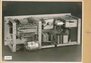 Logarithmie-Verstärker Netzgerät Typ 06.92014.1 hinten; Foto 1953