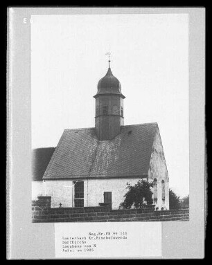Lauterbach, Dorfkirche, Ansicht von Norden