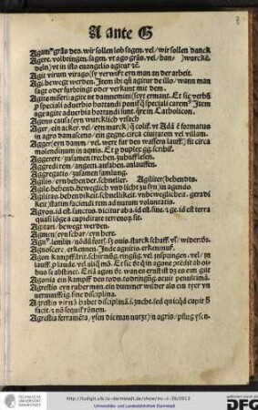 Agamus gratias deo, wir sollen lob sagen vel wir sollen danck wurcken.