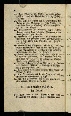 4-12, B. Gedruckte Bücher