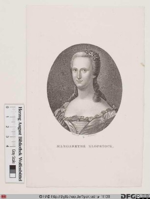 Bildnis Margareta ("Meta") Klopstock, geb. Moller