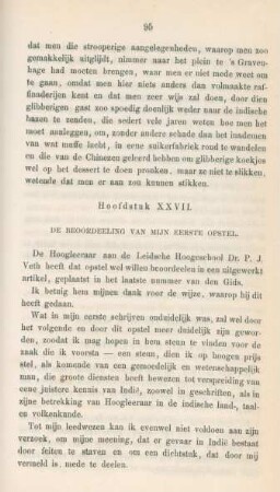 Hoofdstuk XXVII [XXVIII]. De beoordeeling van mijn eerste opstel