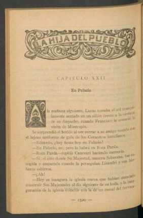 Capítulo XXII - En Palacio