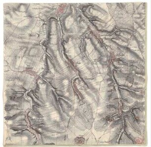 Frankenhain, Prießnitz, Hopfgarten, Frauendorf. Blatt 88 aus: Meilenblätter von Sachsen
