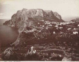 Blick über die Stadt Capri auf der Insel Capri