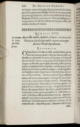 Quæstio XVII. - Quæstio XXVI.