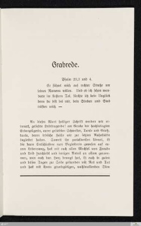Grabrede